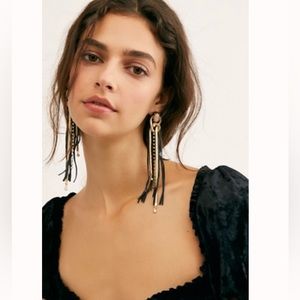 Free People Sugarland Fringe Earrings
